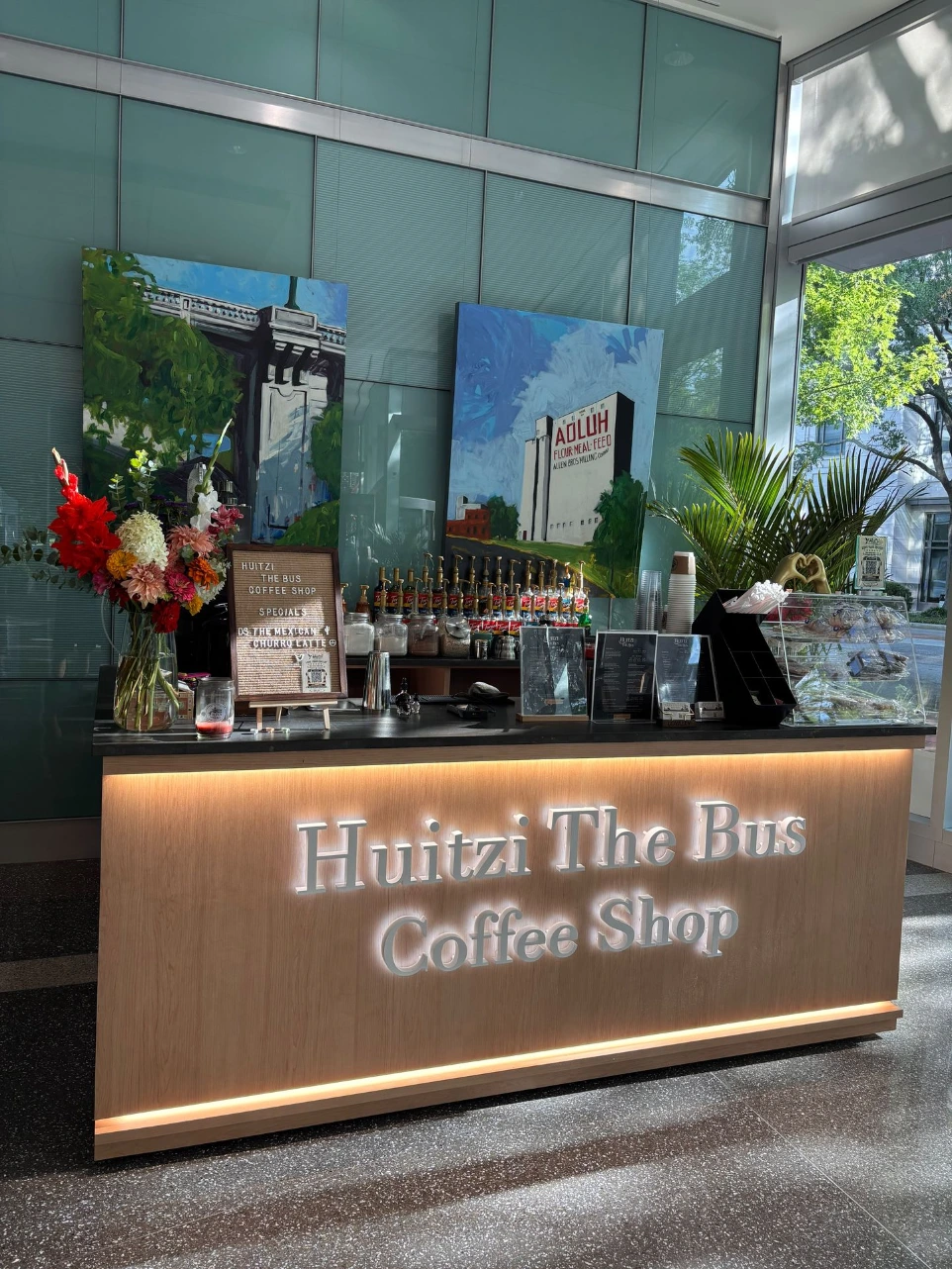 Huitzi at 1221 Main's Lobby